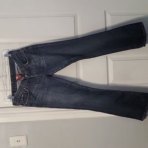 Lucky Brand Short Inseam Deconstructed  Low Rise Bootcut Jeans